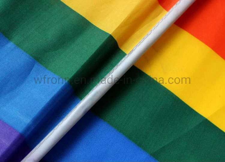 Wholesale Sports Game Fan Cheering Small Polyester National Country Bahrain Hand Waving Flag
